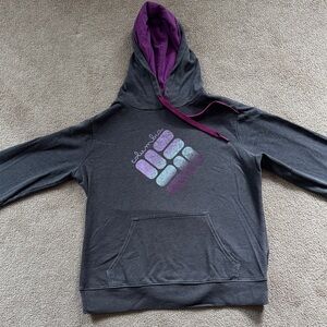 Columbia Charcoal and Purple Women's Hoodie